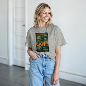 Santos-Dumont Vintage Poster T-Shirt – “Pai da Aviação” Paris 1906 image 5