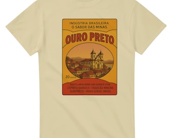 Ouro Preto – オ・サボール・ダス・ミナス |ヴィンテージ アート ラベル T シャツ