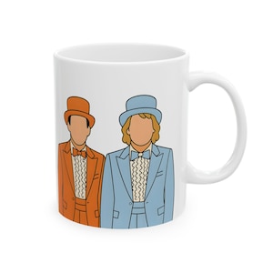 Funny, Dumb and Dumber Ceramic Mug, Classic, Comedy Coffee Cup, Hilarious Gift Idea, Movie Lover, Tea Mug, Gag Novelty Drinkware