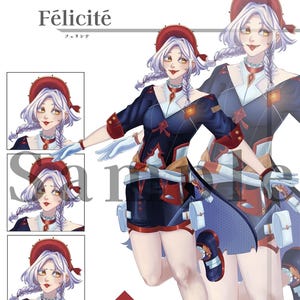 Arte de personajes de RPG personalizado / Sprites / Arte de personajes de novela visual / Sprites