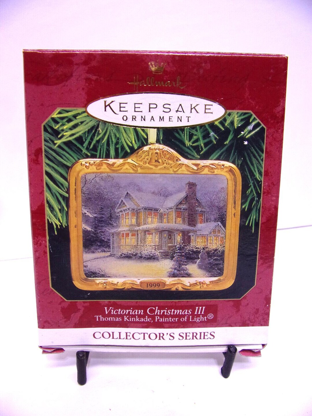 Hallmark Thomas NOS 1999 Hallmark Thomas Kinkade Victorian Christmas III # 3 in Series ...