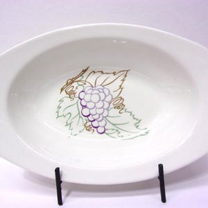 Vintage Taylor Smith Taylor Conversations Grape Open Vegetable Serving Bowl