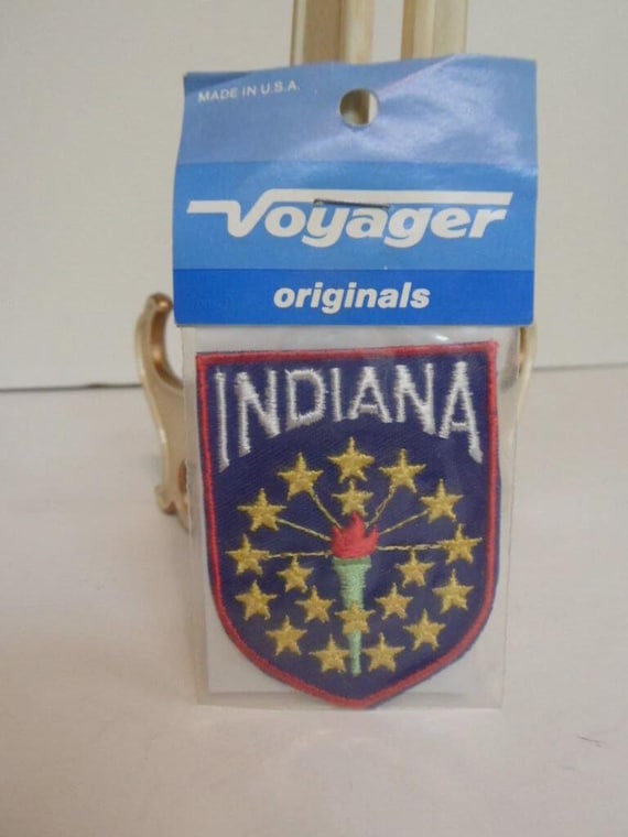 NOS 1970s Indiana Cloth Patch