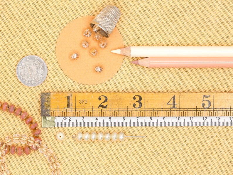 Czech Glass Beadwork Supplies, Fire-Polished Faceted Rondelle Beads, Translucent Peach with Light Silver Mercury Finish | 7x5mm - 10pcs image 4