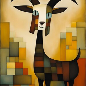 Billy the Goat, art, digital