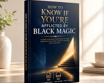 Black Magic Detection Guide | PDF + MP3 | Signs You're Bewitched | Digital Download