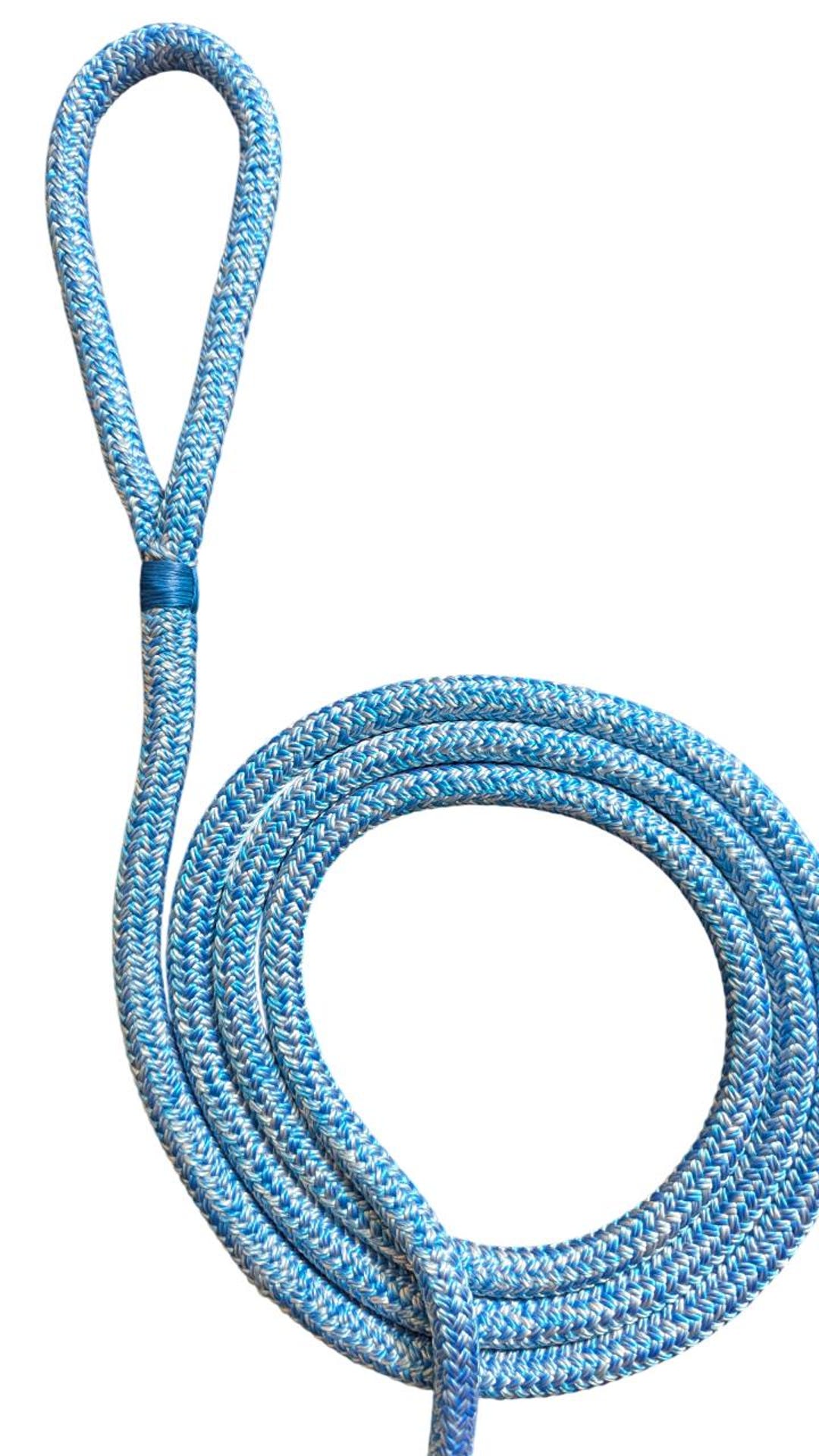 Ocean Blue 12mm Diameter Marine Grade Rope Dog Lead - Design Your Own ...