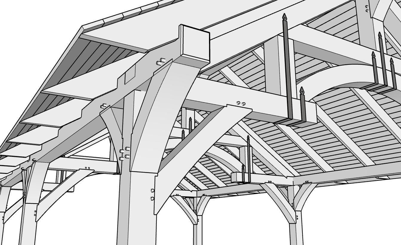 Pavillon, pergola