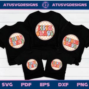 Back to School Bundle Svg Png, Preppy Teacher First Day of School Shirt Design, Girly Coquette Sublimation,  Pre-k 1st/2nd/3rd/4th Grade Svg