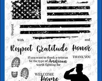 Whimsy Stamps --  Military Heroes  -- NEW  -- (#3589)