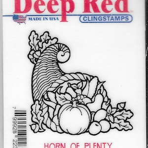 Timbri trasparenti rosso intenso -- Corno dell'abbondanza -- NUOVI -- (#3833)