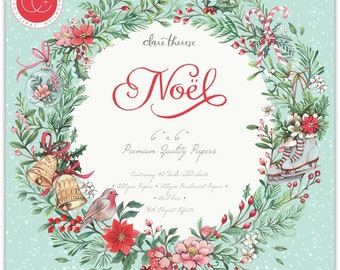 6 x 6 Paper Pad ~ Noel ~ Double sided  - NEW (#3976)