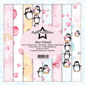 Bloc de papier 6 x 6 ~ Best Friends ~ Simple face ~~ NOUVEAU ~~ (#4649)
