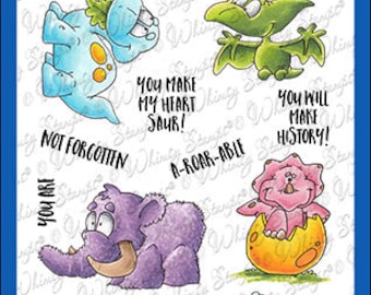 Whimsy Stamps --  Roar-a-Saur  -- NEW  -- (#4380)