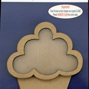 Clear Scraps -- Mini Shaker -- CUPCAKE -- NEU (#3535)