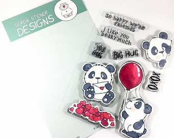 Gerda Steiner Designs --  Lovely Pandas  -- NEW  -- (#3996)