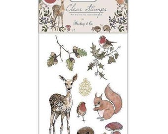 Craft Consortium -- Winter Woodland Stamp set  -- NEW  -- (#3570)
