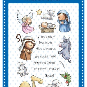 Whimsy Stamps -- Krippe -- NEU -- (#4616)