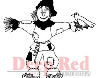Deep Red Cling Stamps --     Scarecrow      -- NEW -- (#4698)