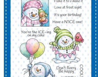 Whimsy Stamps --    Birthday Cool   -- NEW  -- (#4413)