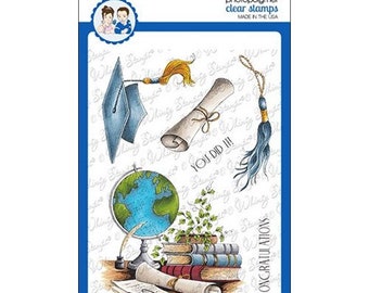Whimsy Stamps -- Graduation  -- NEW  -- (#4352)