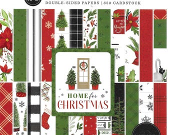 6 x 6 Paper Pad ~ Home For Christmas  ~ Double sided  NEW  (#4796)