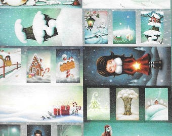 Slimline Paper Pack   ~~. Surreally Cool Christmas. ~~ 30 single sided sheets ~~   NEW ~~. (#4584)