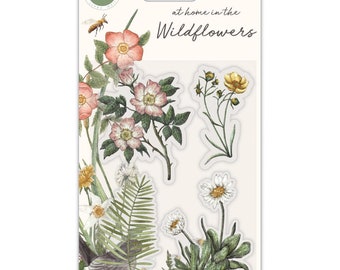 Craft Consortium --  At Home In The Wildflowers - Flora stamp set - NEW - (#3981)