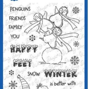 Whimsy Stamps -- Happy Feet -- NEU -- (#4442)
