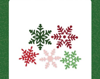 Echo Park -  Merry Snowflakes Die Set  -  NEW  (#3946)