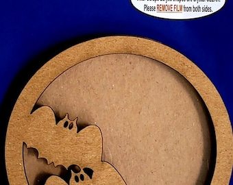 Clear Scraps -- Mini Shaker  -- Circle Bats -- NEW  (#4406)