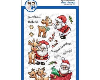 Whimsy Stamps --  Santa's Magic  -- NEW  -- (#4387)