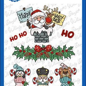Selos extravagantes -- Papai Noel e meias -- NOVO -- (#3491)