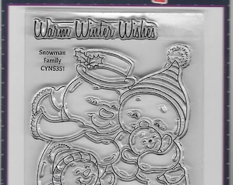 Your Next Stamp -- Snowman Family -- NEW -- (#2604)