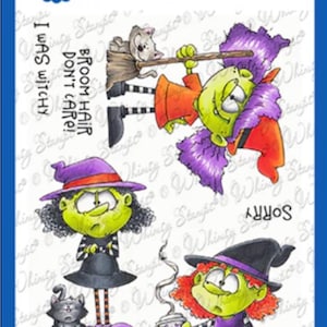 Whimsy Stamps --  So Witchy -- NEW -- (#4419)