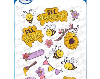 Whimsy Stamps --  Bee Awesome  -- NEW  -- (#4717)
