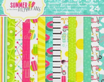 6 x 6 Paper Pad ~ Summer Dreams ~ Double sided NEW (#4785)