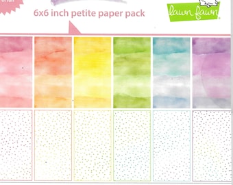 6 x 6 Paper Pad ~ Watercolor Wishes  ~ Double sided NEW (#4788)