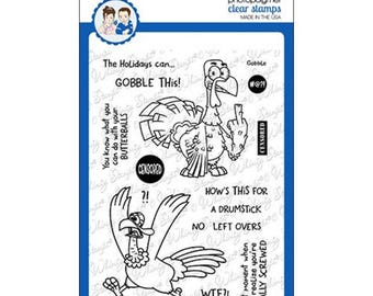 Whimsy Stamps -- Gobble This!    -- NEW  -- (#4364)