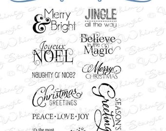 Whimsy Stamps -- Christmas Moments   -- NEW -- (#4627)