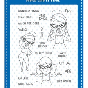 Whimsy Stamps --    Dontcha Know -- NEW  -- (#4414)