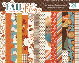 6 x 6 Paper Pad ~ Fall Breeze ~ Double sided  NEW  (#2781)