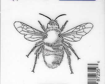 Deep Red Cling Stamps --    Bumblebee    -- NEW -- (#3836)