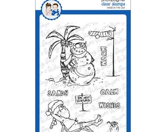 Whimsy Stamps --   Calm Christmas -- NEW  -- (#4358)