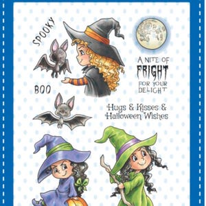 Whimsy Stamps --  Halloween Night -- NEW -- (#4422)
