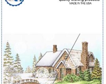 Whimsy Stamps -- Stone House -- NEW  -- (#4621)