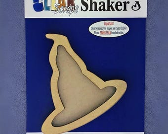 Clear Scraps -- Mini Shaker  -- Witch Hat -- NEW  (#4405)