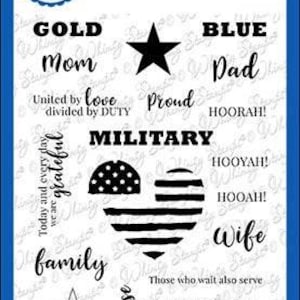Selos Whimsy -- Família Militar -- NOVO -- (#4530)