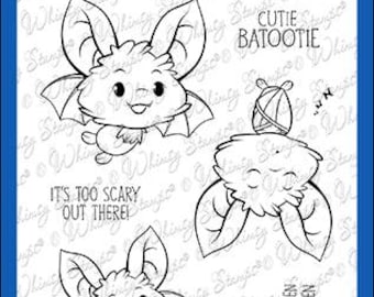 Whimsy Stamps --  Cutie Batootie  -- NEW  -- (#4543)