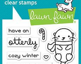 Lawn Fawn --  Winter Otter   -- NEW -- (#4176)